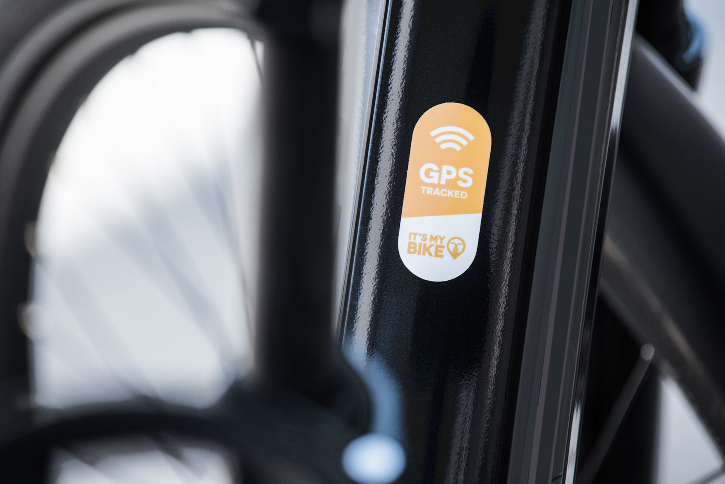 IT'S MY BIKE-Aufkleber "GPS tracked"