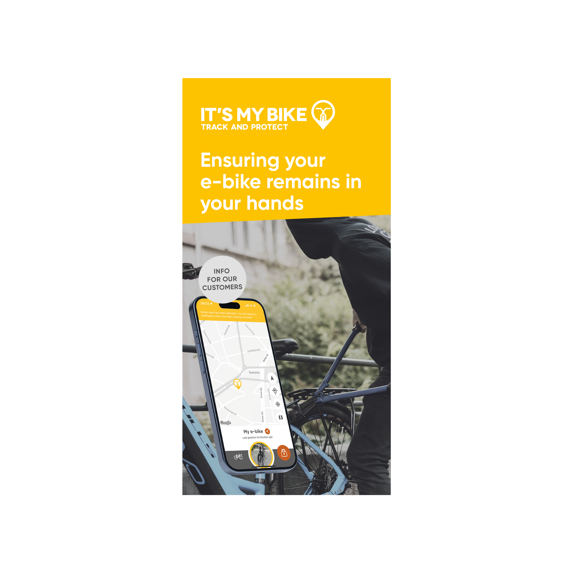 fahrradhelm auf englisch IT'S MY BIKE-Kundenflyer englisch